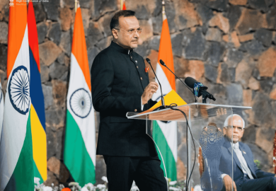 “India sees itself as a force for stability and balance in this turbulent environment”