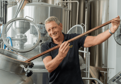 “Good beer takes time, and is best made with a smile”